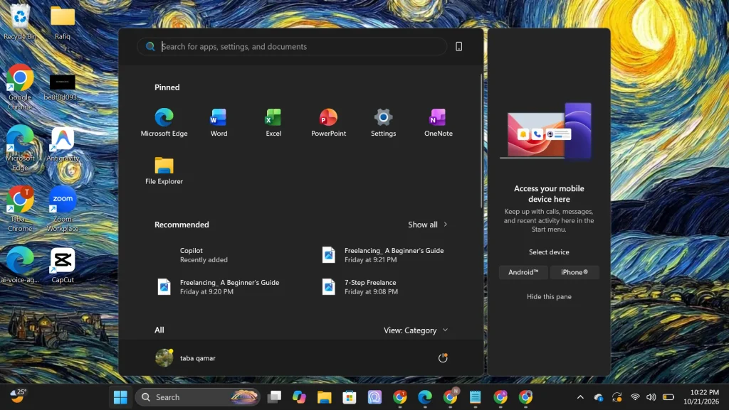 Navigate the Windows 11 desktop as a computer beginner
